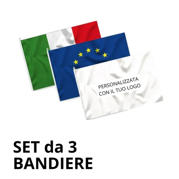 Copia di SET BANDIERE in Stamina di Fiocco di Poliestere